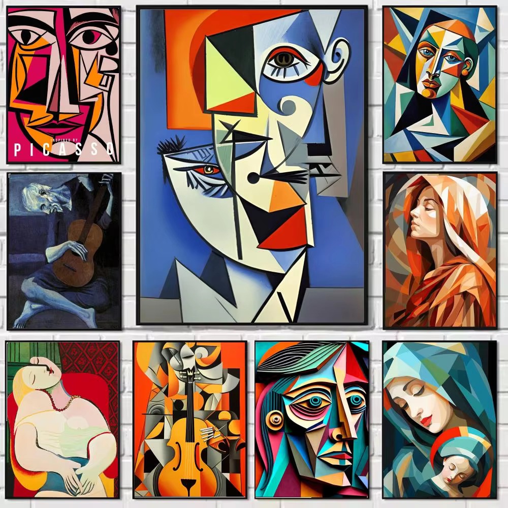Picture Of Musical Instrument - DIY Diamond Painting Abstract Cubist Geometric