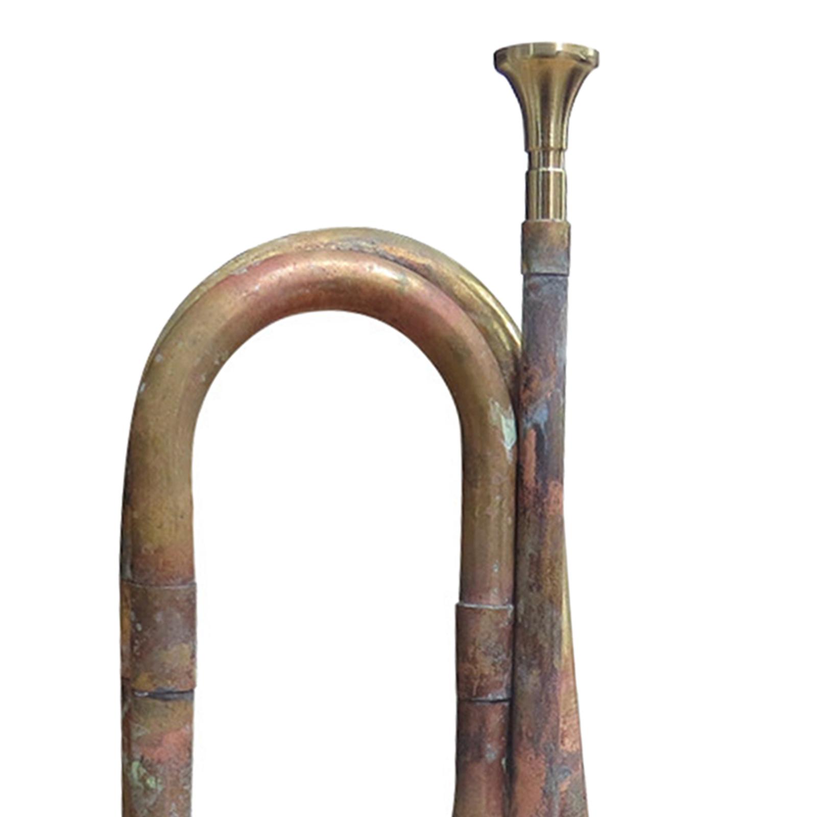 Trumpet Blowing Bugle with Mou - Musical Instrument Bugle review and price